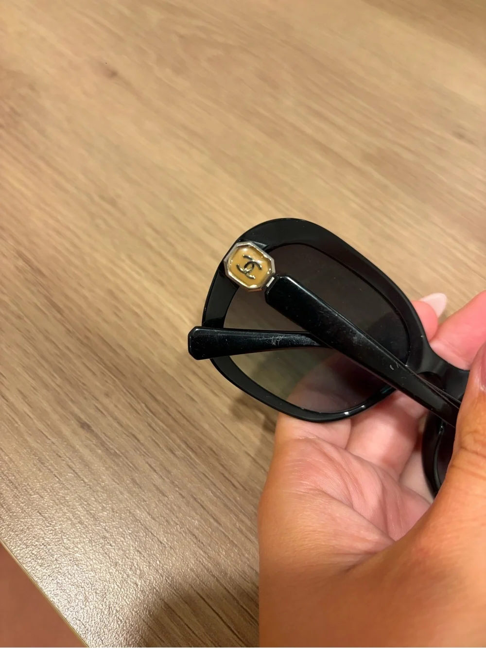 Chanel 5286 Black Oversized Polarized Sunglasses – Made in Italy